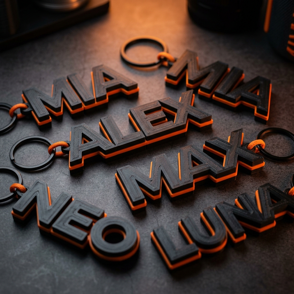 Custom Name Keychain